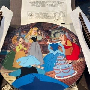 Walt Disney’s Sleeping Beauty “Happy Birthday, Briar Rose” collector’s plate